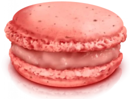 Macaron Rose Litchi